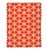 Close-up of Bold Geometrics Duvet Cover fabric and pattern